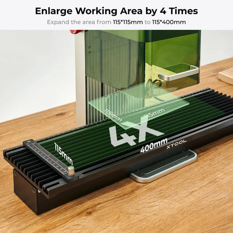 Extension coulissante pour graveur laser portable xTool F1 pour bijoux permanents