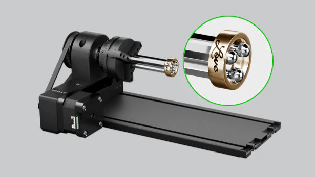 Rotary Attachment Tool for xTool F1 Portable Laser Engraver for Permanent Jewelry