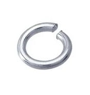 Bague de saut en or blanc 14 carats (paquet de 10)
