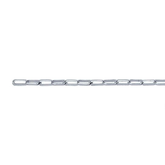 Sarah Permanent Jewelry Chain, Rolo Design, Long Links, Available in Gold Options and Silver