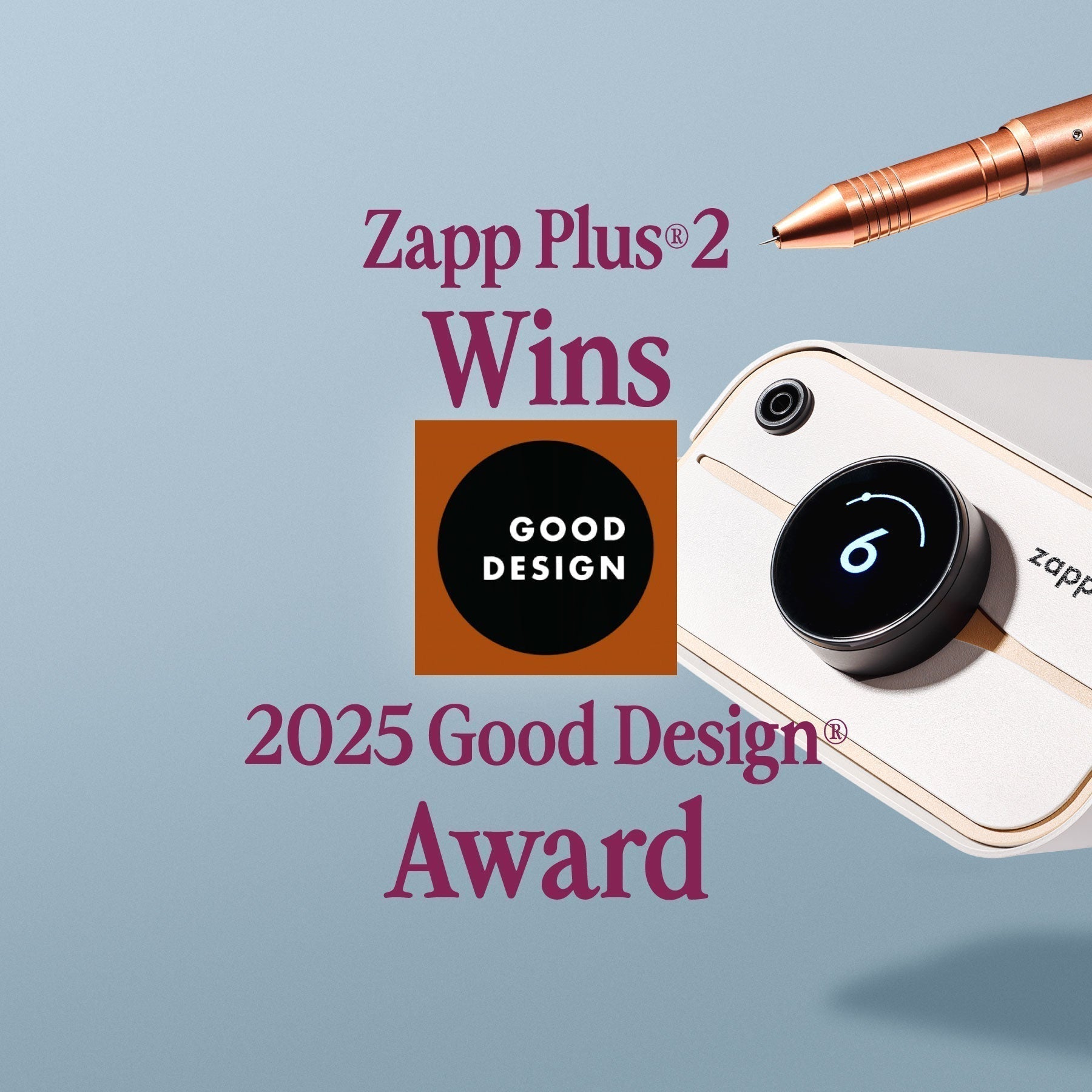 Zapp Plus 2 permanent jewelry welder wins 2025 Good Design Award for innovation and artist-focused engineering.