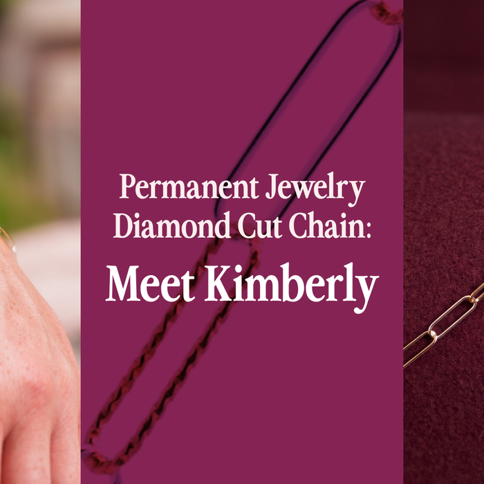 Permanent Jewelry Diamond Cut Chain: Meet Kimberly