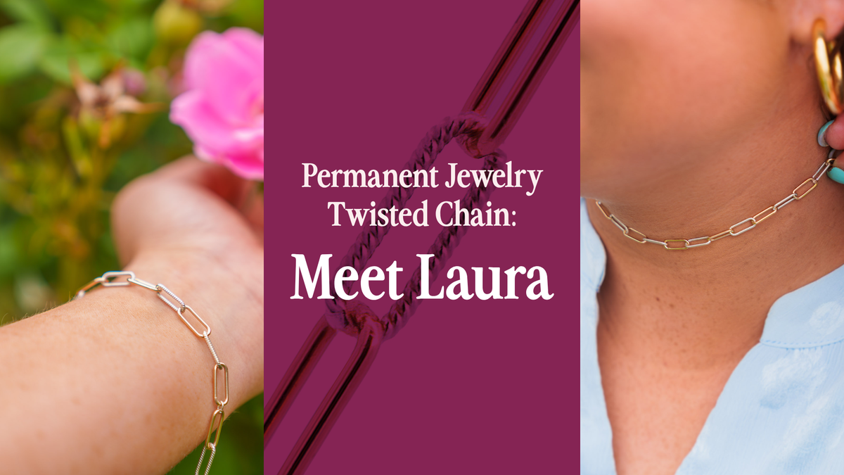 Permanent Jewelry Twisted Chain: Meet Laura