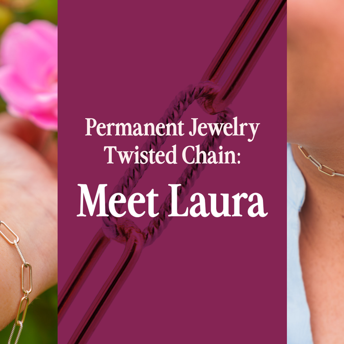 Permanent Jewelry Twisted Chain: Meet Laura