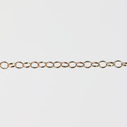 Round gold chain for jewelry making