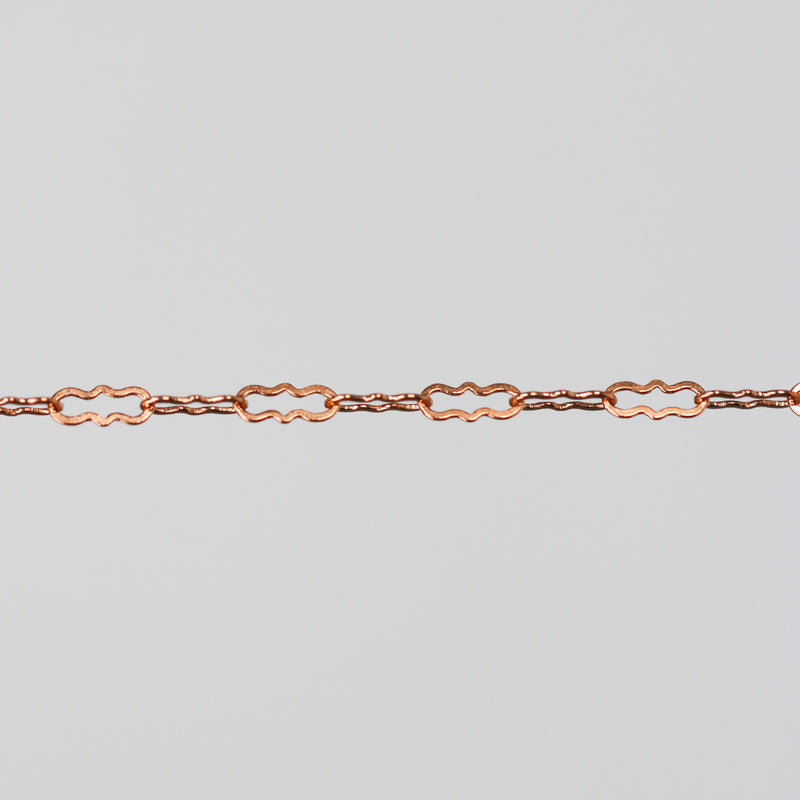 Rose gold chain for permanent jewelry