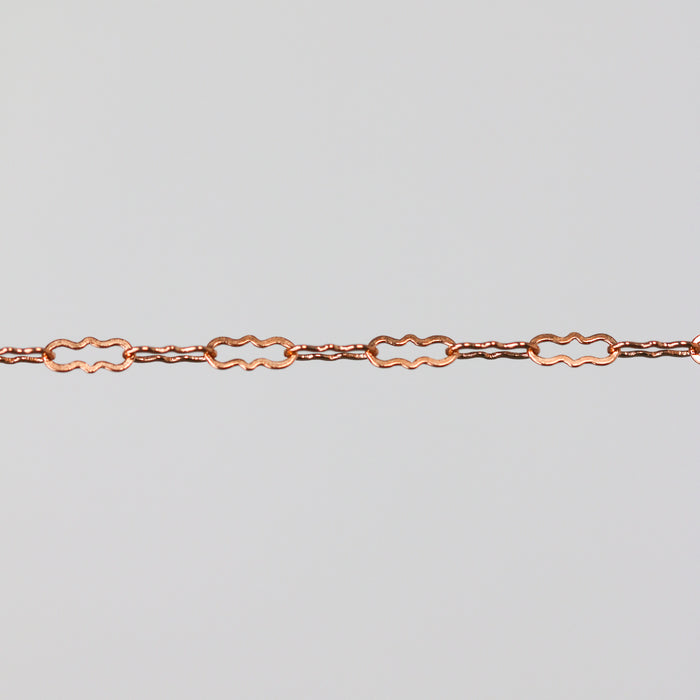Rose gold chain for permanent jewelry
