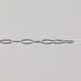 .925 SS (Sterling Silver) fine jewelry chain in a paperclip design.