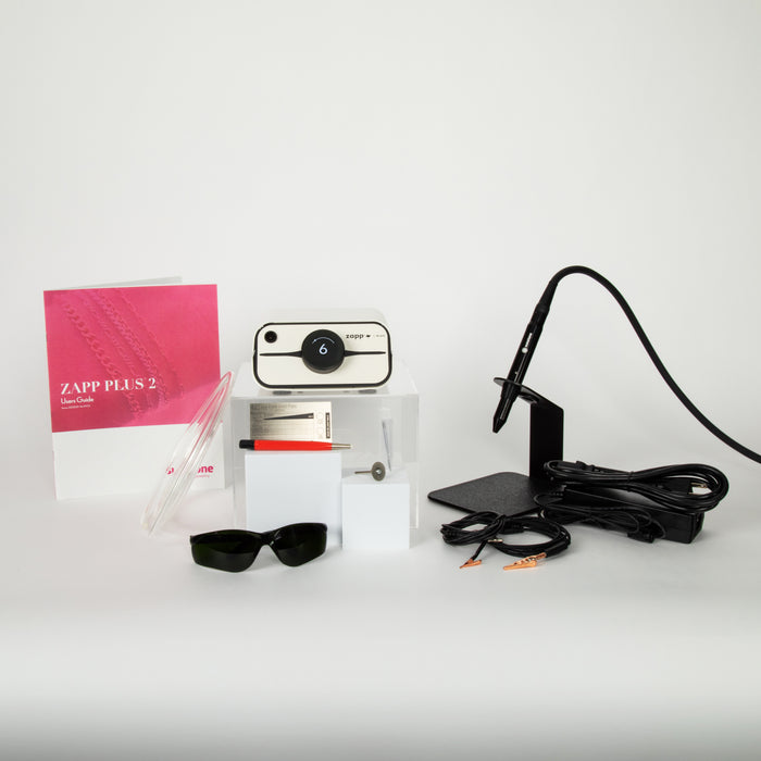 Collection of electronic components and accessories on a white background