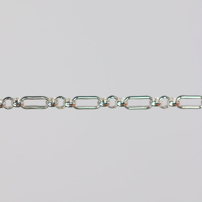 Silver wholesale bulk chain for permanent jewelry