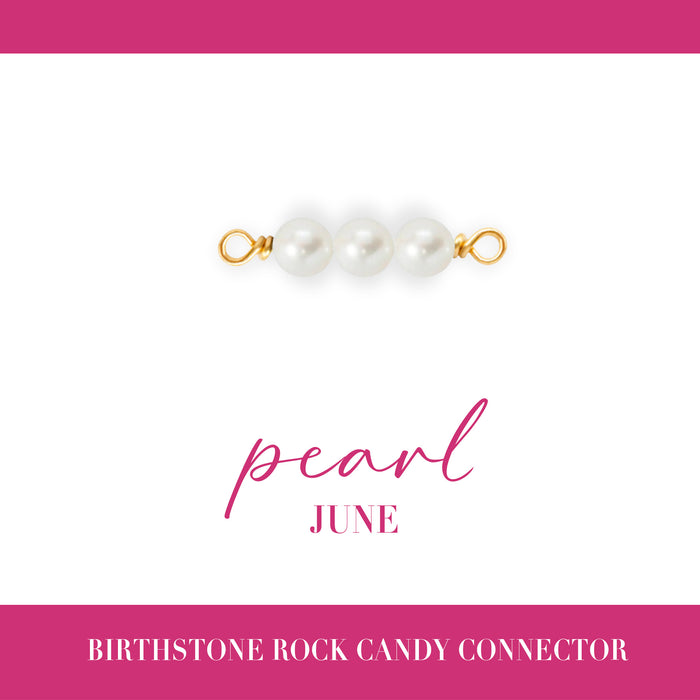 Birthstone Rock Candy Connectors | 14mm | 14K Gold Filled Yellow