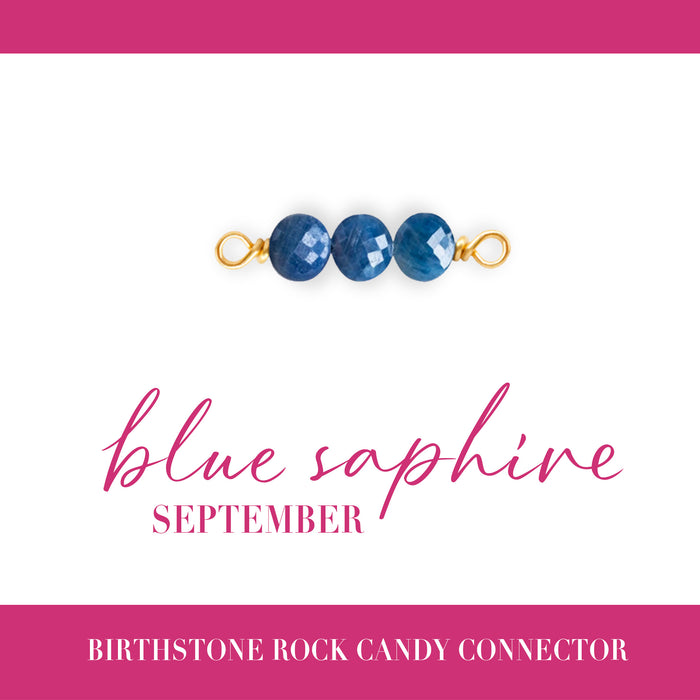 Birthstone Rock Candy Connectors | 14mm | 14K Gold Filled Yellow