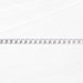 Silver chain on a white background