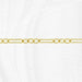 Gold pj chain on a white background