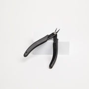 Pair of fine tipped pliers for permanent jewelry making and welding.
