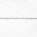Silver jewelry chain on a white background