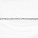 Gold filled White gold chain on a white background