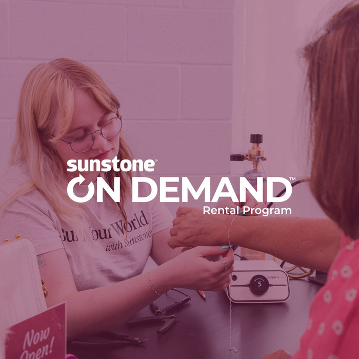 Sunstone OnDemand™ Permanent Jewelry Welder™ Rental Program: Try It. Love It. Own It.