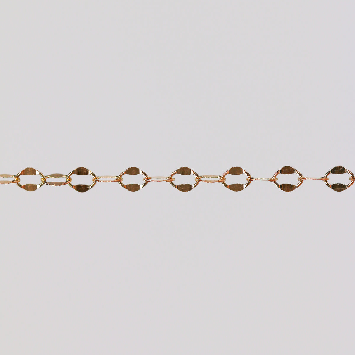 Robyn Permanent Jewelry Chain, Dapped Cable Design, Oval Links, Availa ...