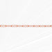 Rose gold ornament chain on a white background