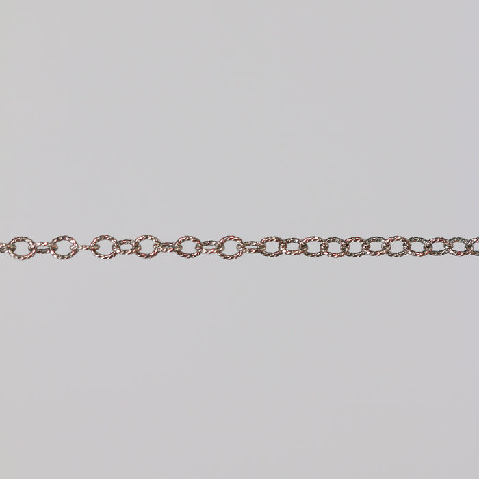 Ruby Permanent Jewelry Chain, Cable Design, Large Open Links, Available in Gold Options and Silver