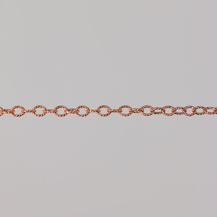 Ruby Permanent Jewelry Chain, Cable Design, Large Open Links, Available in Gold Options and Silver