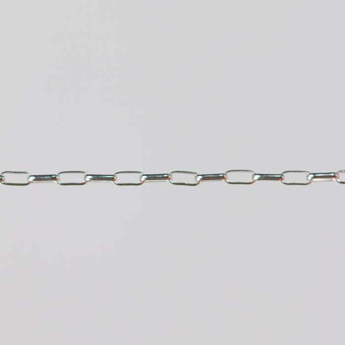 Sarah Permanent Jewelry Chain, Rolo Design, Long Links, Available in Gold Options and Silver