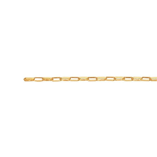 Sarah Permanent Jewelry Chain, Rolo Design, Long Links, Available in Gold Options and Silver