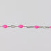Sterling silver permanent jewelry chain perfect for welding over a gray background