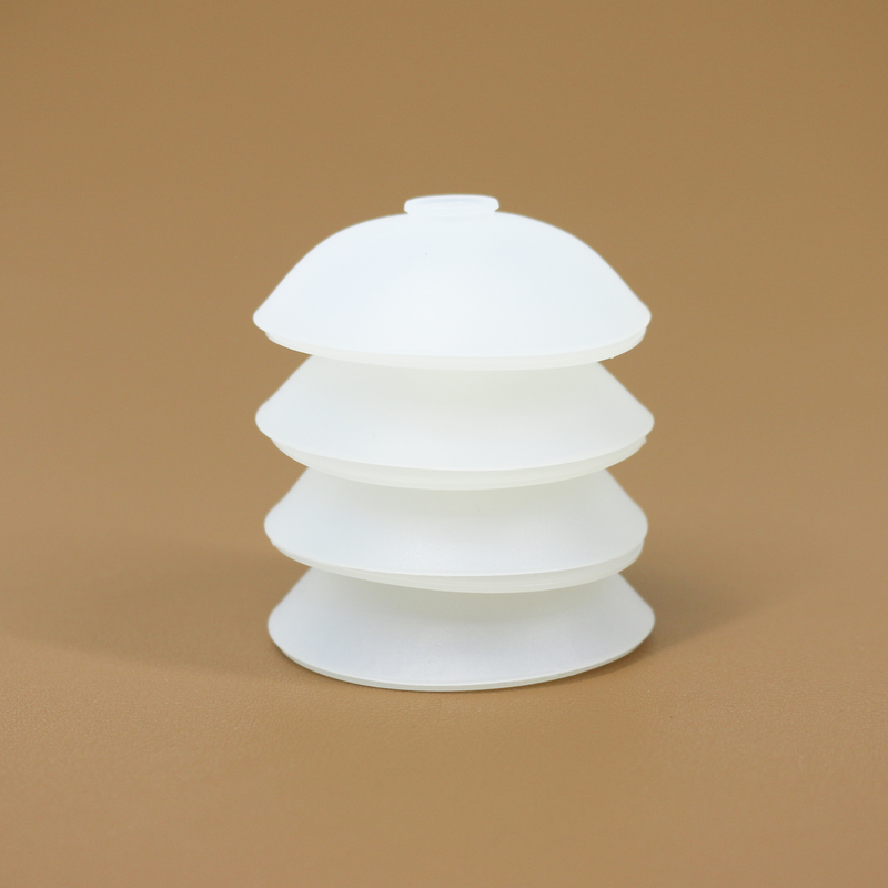 Seen is a stack of four of the protective bobbins that allow chain to be wrapped around them and stored effectively while still being easily accessible.