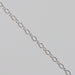Practice silver chain on a light gray background