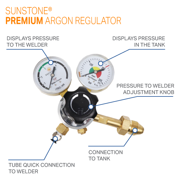 Premium Argon Gas Regulator for Permanent Jewelry