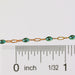A picture showing that you can buy enamel chain by the inch from Sunstone