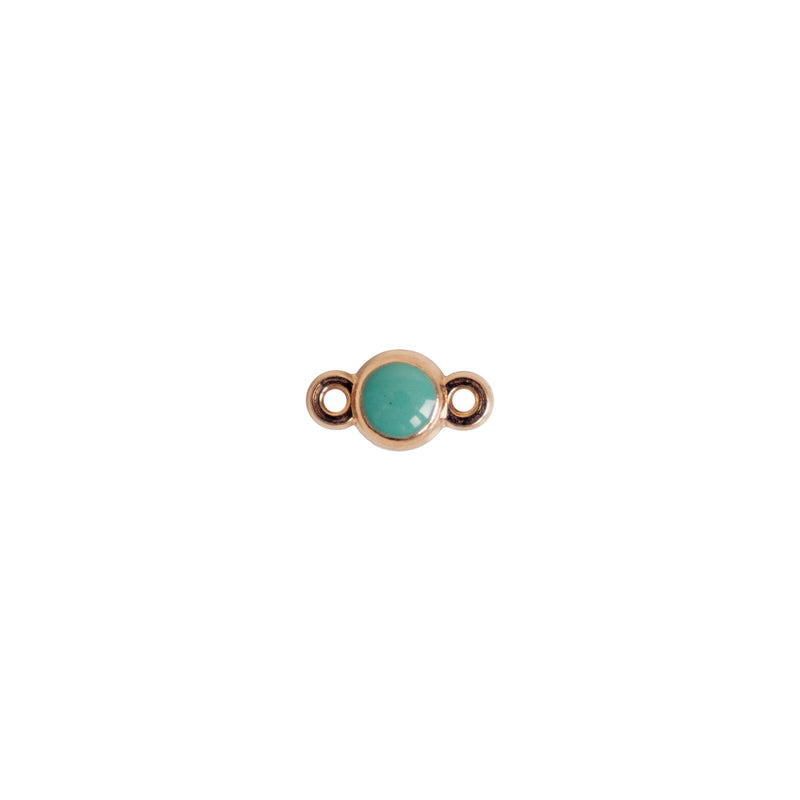Color Dot Design Auburn Connectors | 4 Pack | 14K Gold Filled Yellow