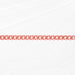 Rose gold chain on a white background