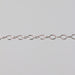 Practice chain stretched horizontally over a gray background