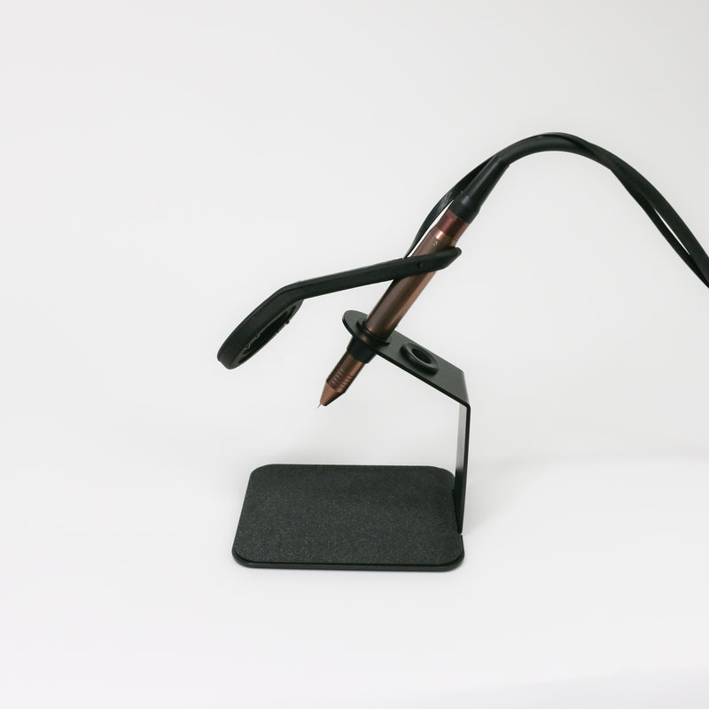 Portable microsoft and eye safety protection for permanent jewelry welding.