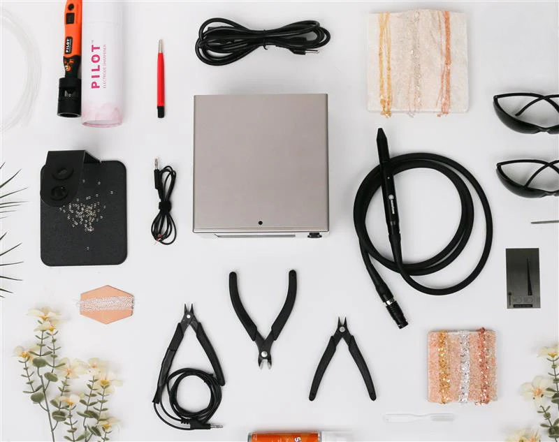Gold Chain and Accessory Kit for Permanent Jewelry