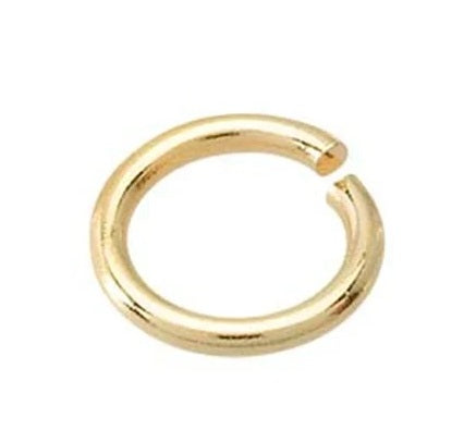 14k Yellow Gold Jump Ring (Pack of 10)
